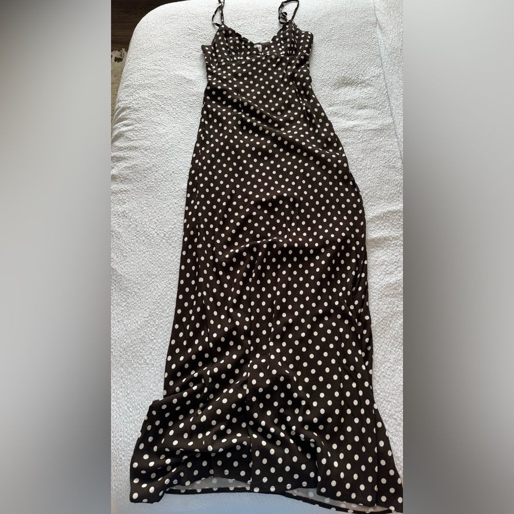 Princess Polly Jorjana Polka Dot Maxi Dress